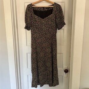 J Crew Midi Floral Dress